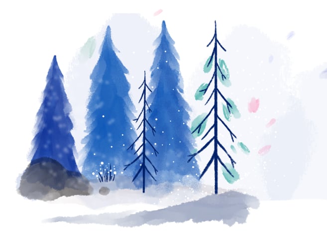 winter illustration